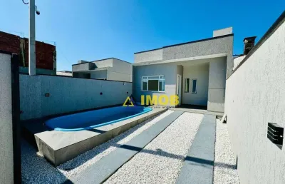 Casa à venda  com piscina 3 quartos - brejatuba guaratuba