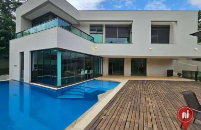 Casa com 5 dormitórios à venda, 615 m² por r$ 5.500.000,00 - vila alpina - nova lima/mg