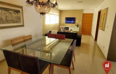 Cobertura com 4 dormitórios à venda, 246 m² por r$ 1.700.000,00 - buritis - belo horizonte/mg