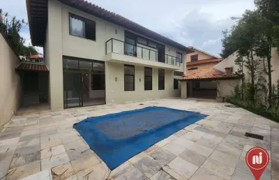 Casa com 5 dormitórios à venda, 560 m² por r$ 3.200.000,00 - belvedere - belo horizonte/mg