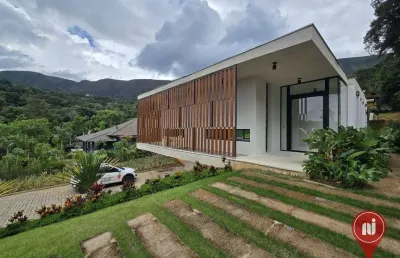 Casa com 4 dormitórios à venda, 353 m² por r$ 3.900.000,00 - retiro do chalé - brumadinho/mg