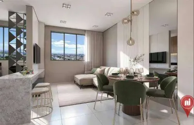 Apartamento com 1 dormitório à venda, 45 m² a partir de r$ 596.775 - barro preto - belo horizonte/mg