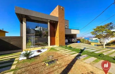 Casa com 5 dormitórios à venda, 550 m² por r$ 4.999.000,00 - alphaville - lagoa dos ingleses - nova lima/mg