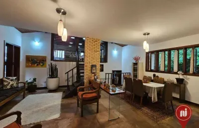 Casa com 4 dormitórios, 459 m² - venda por r$ 2.300.000,00 ou aluguel por r$ 14.080,00/mês - ouro velho mansões - nova lima/mg