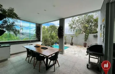Casa com 4 dormitórios à venda, 350 m² por r$ 3.750.000,00 - condomínio quintas do sol - nova lima/mg