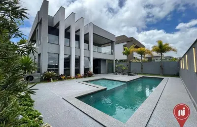 Casa com 4 dormitórios à venda, 508 m² por r$ 5.790.000,00 - alphaville - lagoa dos ingleses - nova lima/mg