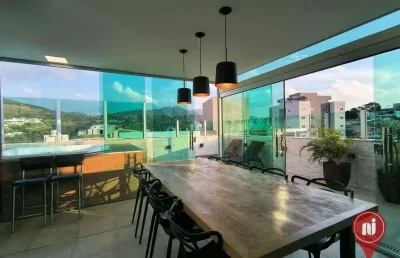 Cobertura com 3 dormitórios à venda, 157 m² por r$ 1.380.000,00 - buritis - belo horizonte/mg
