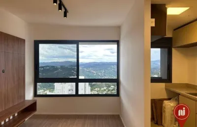 Apartamento com 1 dormitório à venda, 44 m² por r$ 990.000,00 - vila da serra - nova lima/mg