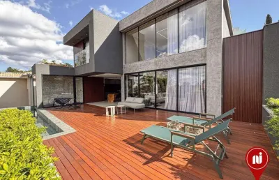 Casa com 5 dormitórios, 607 m² - venda por r$ 10.490.000,00 ou aluguel por r$ 46.458,33/mês - alphaville - lagoa dos ingleses - nova lima/mg