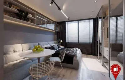 Flat com 1 dormitório à venda, 28 m² por r$ 335.000,00 - buritis - belo horizonte/mg
