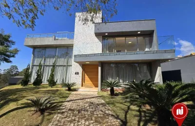Casa com 4 dormitórios, 470 m² - venda por r$ 4.300.000,00 ou aluguel por r$ 1.170.101,25/mês - alphaville - lagoa dos ingleses - nova lima/mg