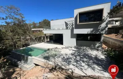 Casa com 4 dormitórios à venda, 648 m² por r$ 5.780.000 - condomínio quintas do sol - nova lima/mg