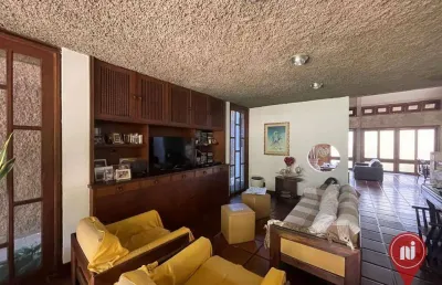 Casa semi-mobiliada com 5 dormitórios à venda, 367 m² por r$ 1.800.000 - santa lúcia - belo horizonte/mg