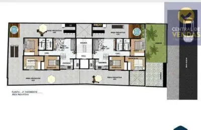 Cobertura com 4 quartos à venda na rua clélia, 169, rio branco, belo horizonte por r$ 699.000