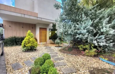 Casa em condomínio fechado com 3 quartos à venda na rua das sibipirunas, 120, alto cedros, rio dos cedros, 300 m2 por r$ 3.150.000