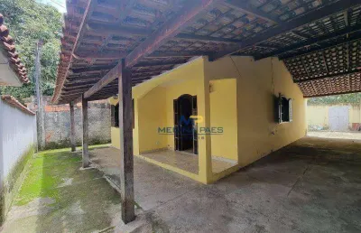 Casa com 2 dormitórios à venda, 80 m² por r$ 225.000,00 - aldeia da prata (manilha) - itaboraí/rj