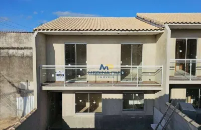 Casa duplex com 1 e 2 dormitórios à venda - laranjal - são gonçalo/rj