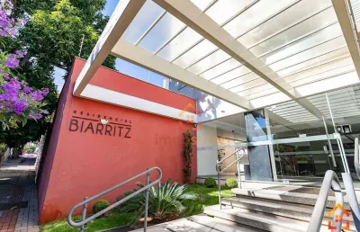 Apartamento para locação no edificio biarritz com 2 dormitórios, 74 m² por r$ 2.600/mês - vila larsen 1 - londrina/pr