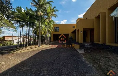 Casa com 3 suítes no condomínio sociedade recanto do salto, 620 m² - venda r$ 4.000.000 ou locação  r$ 9.500/mês  - londrina/pr