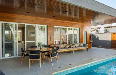 Belíssima casa com 3 dormitórios no condomínio sun lake residence, à venda, 420 m² por r$ 4.500.000 - londrina/pr