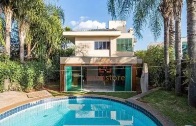 Casa com 4 dormitórios para alugar, 500 m² por r$ 21.000/mês – condomínio alphaville imbuias-londrina/pr