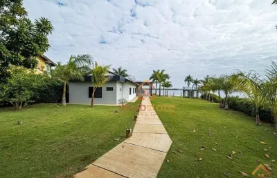 Chácara com belíssima casa para locação no cond ilha do sol, com 4 dormitórios, 370 m² por r$ 10.000/mês -primeiro de maio/pr