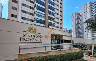 Apartamento mobiliado para locação no edifício maison provence, com 3 dormitórios, 120 m² por r$ 5.500,00/mês- gleba palhano - londrina/pr