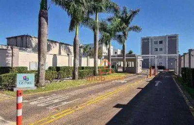 Apartamento para locação no residencial spazio le parc, com 2 dormitórios, 46 m² por r$ 1.100/mês - jardim jockey club - londrina/pr