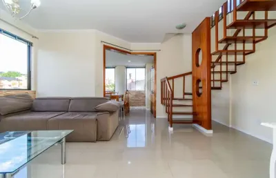 Cobertura com 3 quartos à venda na avenida josé gertum, 521, chácara das pedras, porto alegre por r$ 1.790.000