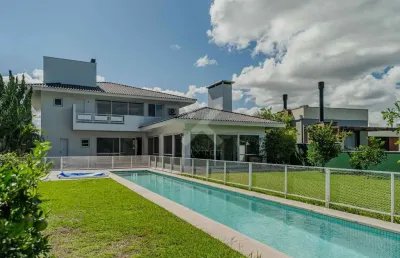 Casa em condomínio fechado com 4 quartos para alugar na avenida juca batista, 8000, belém novo, porto alegre por r$ 17.000