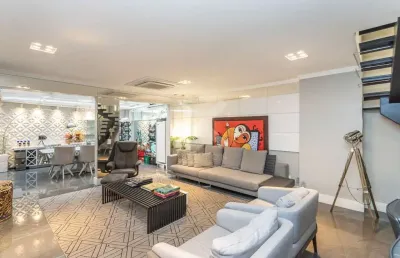 Casa em condomínio fechado com 4 quartos à venda na rua gralha azul, 555, jardim carvalho, porto alegre por r$ 1.950.000