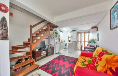 Casa em condomínio fechado com 3 quartos à venda na rua landel de moura, 2225, tristeza, porto alegre por r$ 417.000