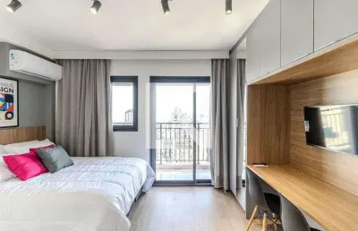 Kitnet / stúdio para venda - santa cecília, 1 quarto,  28 m² - são paulo