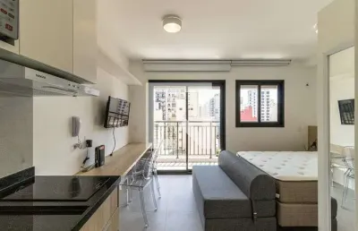 Kitnet / stúdio para venda - santa cecília, 1 quarto,  27 m² - são paulo