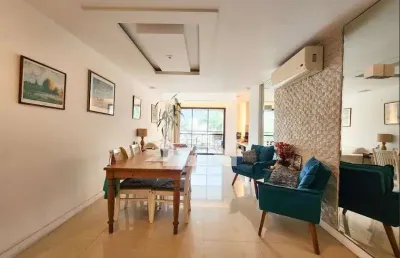 Apartamento para venda - laranjeiras, 3 quartos,  125 m² - rio de janeiro