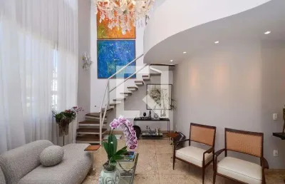 Cobertura para venda - anchieta, 4 quartos,  466 m² - belo horizonte