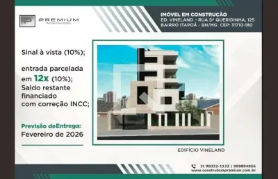 Cobertura para venda - itapoã, 3 quartos,  100 m² - belo horizonte