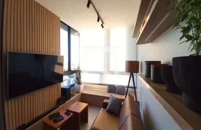 Apartamento para venda - cambuí, 1 quarto,  45 m² - campinas