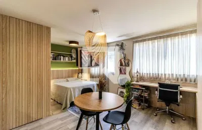 Kitnet / stúdio para venda - santa cecília, 1 quarto,  25 m² - são paulo