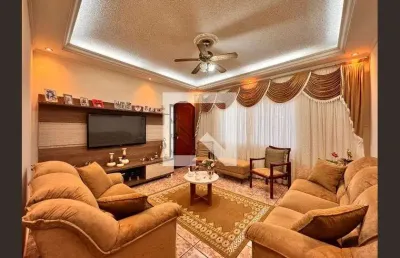 Casa para venda - parque oratório, 4 quartos,  212 m² - santo andré