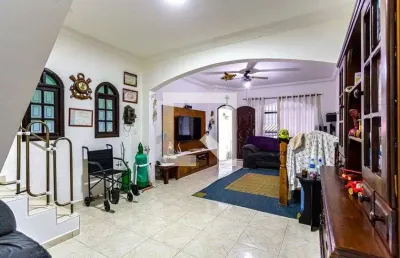 Casa para venda - vila américa, 3 quartos,  212 m² - santo andré