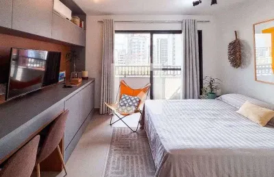 Kitnet / stúdio para venda - pinheiros, 1 quarto,  25 m² - são paulo