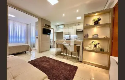 Kitnet / stúdio para venda - indaiá, 1 quarto,  33 m² - belo horizonte