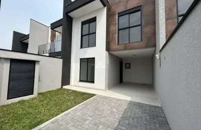 Sobrado com 3 dormitórios à venda, 135 m² - cruzeiro - são josé dos pinhais/pr