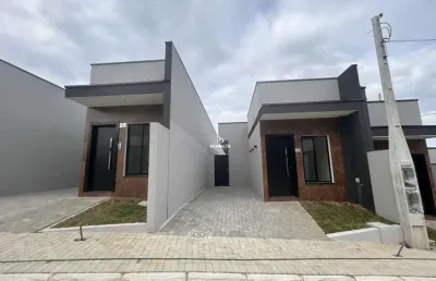 Casa em condomínio clube com 3 dormitórios sendo uma suíte à venda, 69 m² - colônia rio grande - são josé dos pinhais/pr