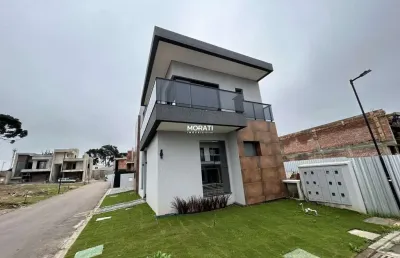 Sobrado alto padrão, com 3 suítes à venda, 189m²  - braga - são josé dos pinhais/pr