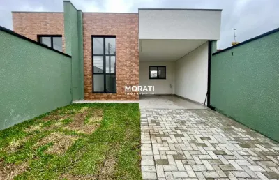Casa com 3 dormitórios à venda, 93 m² - parque da fonte - são josé dos pinhais/pr