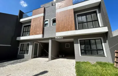 Sobrado em condomínio com 3 suítes à venda - jardim das américas - curitiba/pr