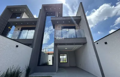 Sobrado triplex com jacuzzi e suítes com closet  - boneca do iguaçu - são josé dos pinhais/pr