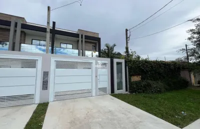 Excelente sobrado com faxada moderna na região central com 03 suítes